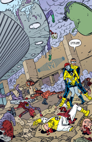 X-Force #116 art by the Allreds